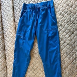 Adar jogger scrub pants, blue, XS